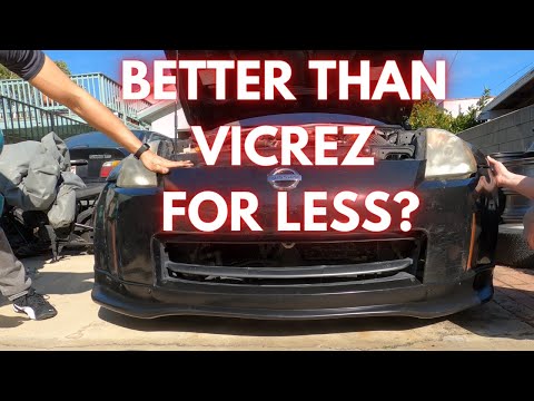 MAGICDRIFT N3R FRONT LIP INSTALL ON 350Z! (How to make sure it doesn't fall off)