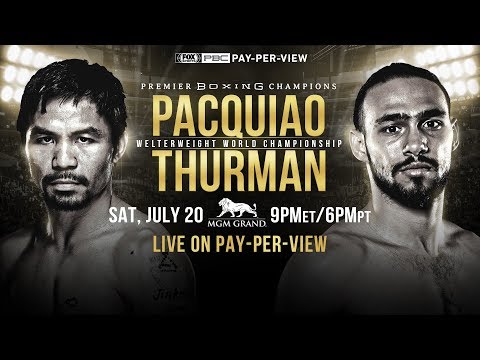Pacquiao vs Thurman: PBC on FOX PPV NY Press Conference