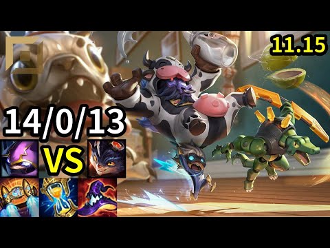 Kennen Top vs Rumble  - KR Master | Patch 11.15