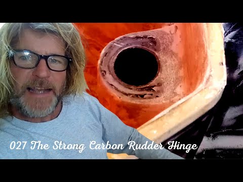The Strong Carbon Rudder Hinge  Trimaran Dawn 027