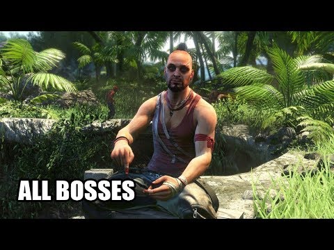 Far Cry 3 - All Bosses (With Cutscenes + Endings) HD 1080p60 PC