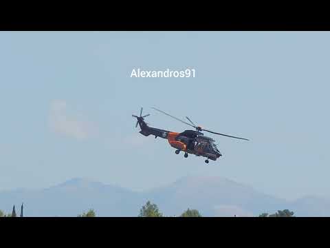 AS-332 C1 Super Puma by Hellenic Air Force at Athens Flying Week 2025 #athensflyingweek #superpuma