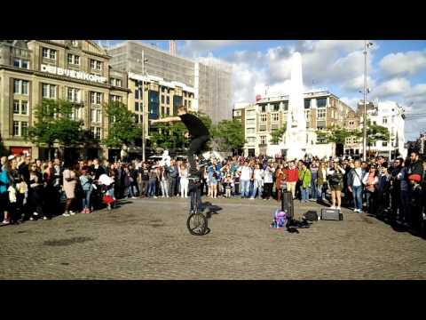 Street Performance in Dam Square-Amsterdam