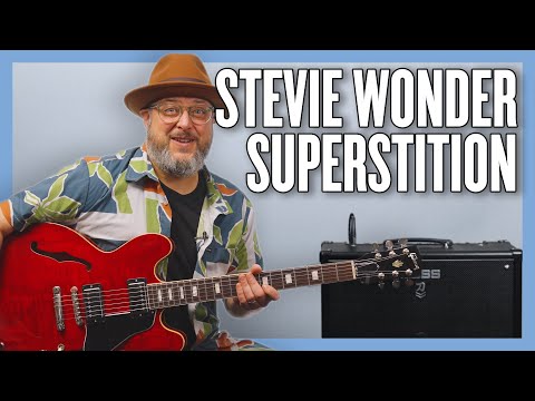 Stevie Wonder Superstition Guitar Lesson + Tutorial