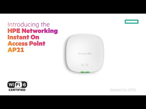 HPE Networking Instant On Access Point AP21—enterprise-grade capability for small spaces