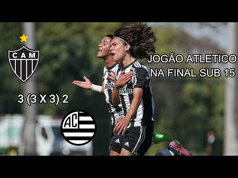 ATLÉTICO 3 (3 X 3) 2 ATHLETIC - MINEIRO SUB-15 - gols