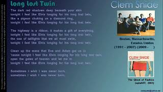 Long Lost Twin - Clem Snide