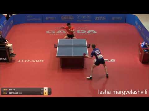 Xue Fei vs Bertrand Irvin (World Junior Championships 2017)