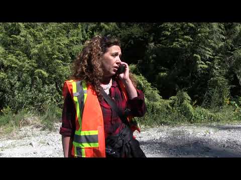 Tzeporah Berman speaks before being arrested.