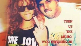 Chris Brown Feat Rihanna - Turn Up The Music (Remix) with Lyrics (New song 2012)