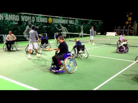 Rolstoel tennisclinic – alle leeftijden