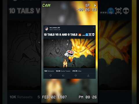 10 tails vs 8 & 9 🦊 tails 💀🥶☠️