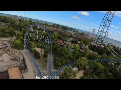 Millennium Force Front Row 4K 30fps POV - Cedar Point