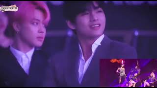 Taehyung and Jimin reaction to Jennie performance
