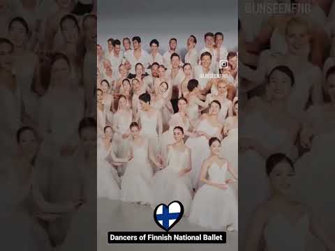 Dancers of Finnish National Ballet