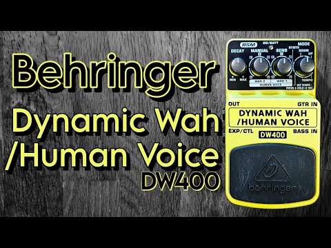 Behringer DW400 Dynamic Wah/Human Voice Rare 2010s - Yellow image 8