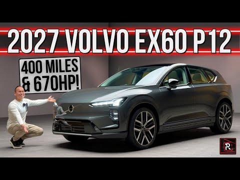 The 2027 Volvo EX60 P12 Is An Ultra Quick Charging EV With An Abundance Of Range, Power, & Tech