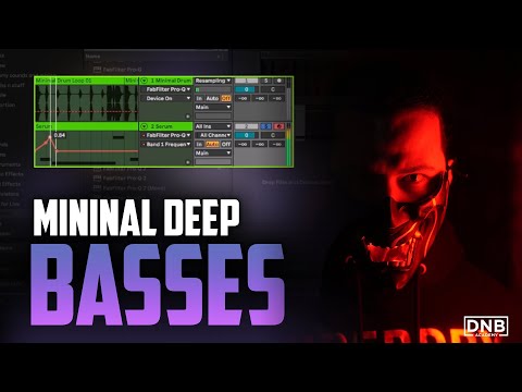 Video: how to make minimal deep basslines in Serum, deep minimal drum and bass tutorial by DNB Academy