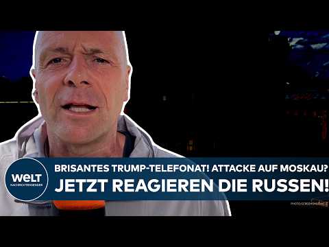 UKRAINE-KRIEG: Brisantes Trump-Telefonat! Attacke auf Moskau? Die überraschende Reaktion der Russen!