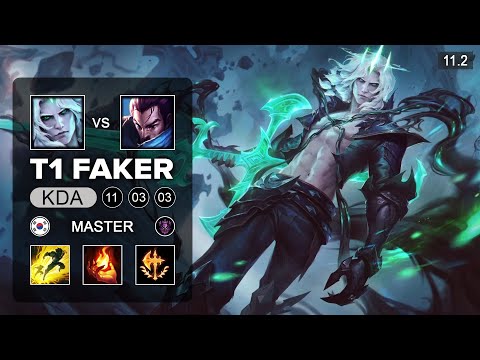 T1 Faker Viego Mid vs Yasuo - KR Master Patch 11.2