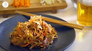 [食譜] 居酒屋料理-日式炒麵的做法
