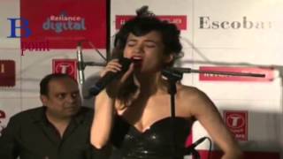 Beautiful Saba Azad Showing Assets at her Live Singing Performance