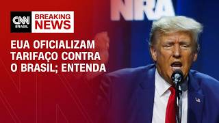 Vídeo: EUA oficializam tarifaço contra o Brasil; café e carne não serão tarifados | CNN PRIME TIME