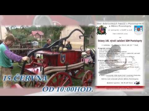 Pozvánka do Postoloprt na oslavu 145 let SDH Postoloprty