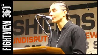 CHRISTINA HAMMER HUMBLE IN DEFEAT, TALKS WHATS NEXT! SHIELDS VS HAMMER POST FIGHT PRESS CONFERENCE!