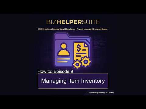 Items & Inventory