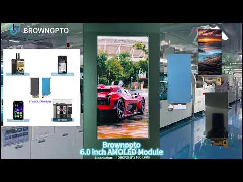 6.0 Inch AMOLED Display 1080×2160 MIPI - BR600108-A1 Video Cover