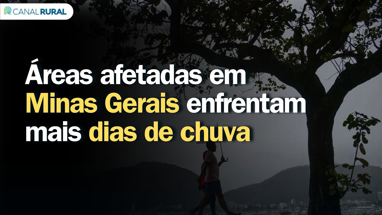 Previsão do tempo | Áreas afetadas em Minas Gerais enfrentam mais dias de chuva intensa