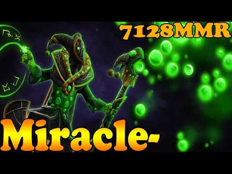 Dota 2 - Miracle- 7128 MMR Plays Rubick VOl 4# - Ranked Match Gameplay!