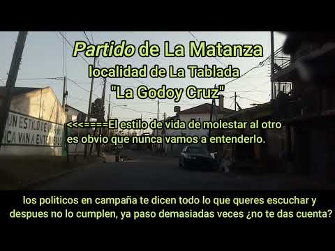 "La Godoy Cruz" (La Tablada) - La Triangulito (San Justo) Partido de La Matanza - Dia de Av. Crovara