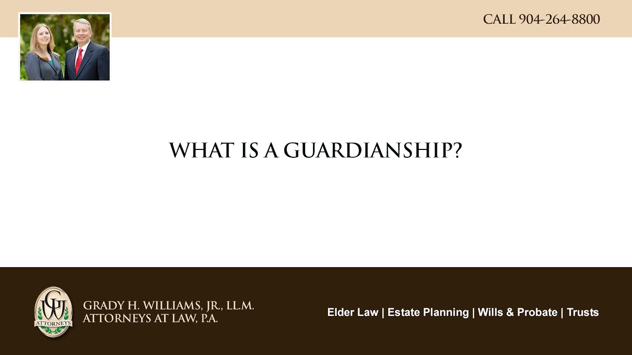 Video - What is a guardianship?