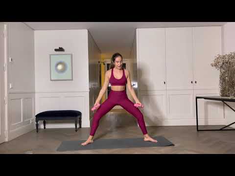 ffitpilates con mancuernas