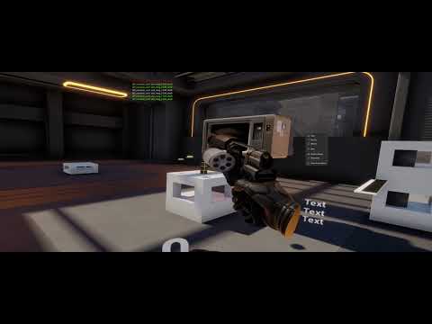 Unreal Engine 5 VR revolver and triple barrel shotgun