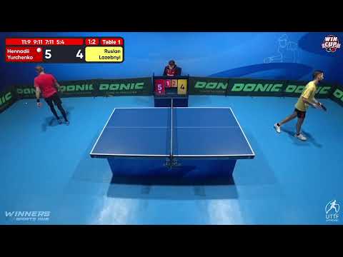 22:00 Hennadii Yurchenko 1-3 Ruslan Lazebnyi West 5 WIN CUP 08.12.2022 | TABLE TENNIS WINCUP