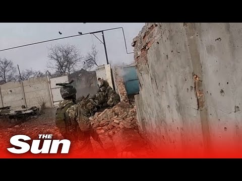 Russian fighter cheats death as he is hit by sniper’s bullet on helmet