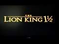 The Lion King 1½ Teaser Trailer Seen On Pirates Of The Caribbean The Curse Of The Black Pearl DVD