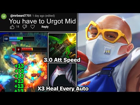 TRIPLE CULL URGOT SECRET SUSTAIN TECH | Vayne Top, Zed Jungle, Mel Top | Viewer Picks to Challenger
