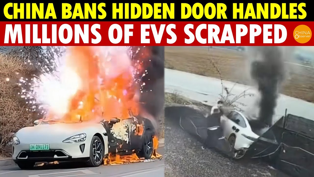 Why China is Banning Hidden Car Door Handles Popularised by Tesla?