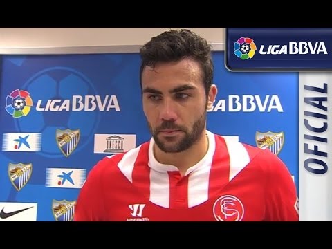 Entrevista a Iborra tras el Málaga CF (3-2) Sevilla FC  - HD