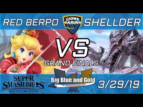 red berpo (Peach, Daisy) vs shellder (Ridley) - Big Blue and Gold #4 - Smash Ultimate Grand Finals