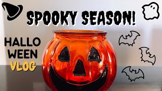 HALLOWEEN VLOG | decorating + pumpkin carving