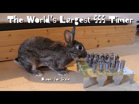Building the Largest 555 Timer in the World out of Vacuum Tubes
