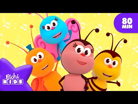 Las 40 Mejores Canciones de la Bichikids  1, 2, 3 y 4 🦋🌈 @Bichikids  MIX | El Reino Infantil