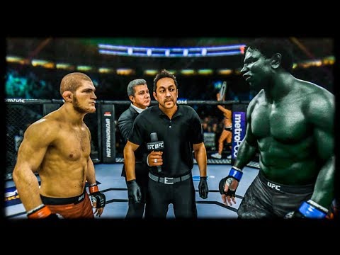 Khabib vs. Hulk (EA Sports UFC 3) - K1 Rules