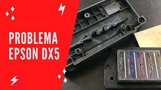 PROBLEMA CABEÇA EPSON DX5 - MISTURANDO COR / MEMBRANA ESTOURADA / LIMPAR USANDO SERINGA?