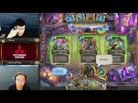 《爐石戰記》亞太區大師職業賽 - 第七周第三天 | Shaxy vs SamuelTsao